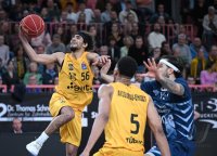 Basketball 1. Bundesliga 23/24: Tigers Tuebingen - MLP Academics Heidelberg