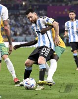 FUSSBALL WM 2022 Achtelfinale: Argentinien - Australien