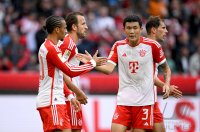 Fussball 1. Bundesliga 23/24: FC Bayern Muenchen - FC Augsburg