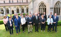 Auswaertige Kabinettssitzung im Kloster Bebenhausen (Sommerrefektorium)