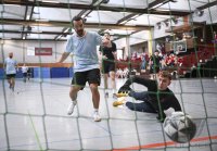 Hallenfussball; Schmuckbild 11. Tuebinger Hallenmasters