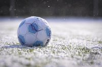 Fussball: Schmuckbild, Spielabsage, Wintereinbruch