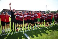 Fussball Relegation zur Regionalliga Sued 2024/2025
TSG Balingen - Tuerk Guecue Friedberg
