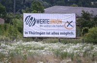 Politik, Landtagswahlen Thueringen 2024; Wahlwerbung Werteunion