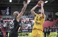 Basketball 1. Bundesliga 23/24: Tigers Tuebingen - HAKRO Merlins Crailsheim