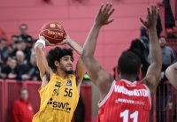 Basketball 1. Bundesliga 23/24: Tigers Tuebingen - Wuerzburg Baskets