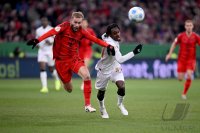 Fussball  DFB Pokal Achtelfinale  24/25: FC Bayern Muenchen - Bayer 04 Leverkusen