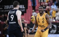 Basketball 2. Bundesliga 24/25: Tigers Tuebingen - ART Giants Duesseldorf