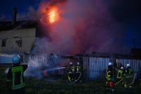 Wohnhausbrand Ortsmitte Starzach - Wachendorf