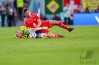 FUSSBALL WM 2022 Vorrunde: Brasilien - Schweiz