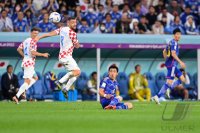 FUSSBALL WM 2022 Achtelfinale: Japan - Kroatien