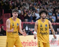 Basketball 1. Bundesliga 23/24: Tigers Tuebingen - Wuerzburg Baskets