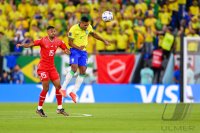 FUSSBALL WM 2022 Vorrunde: Brasilien - Schweiz