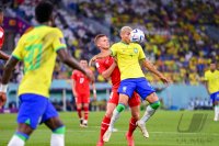 FUSSBALL WM 2022 Vorrunde: Brasilien - Schweiz