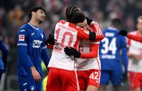 Fussball 1. Bundesliga 23/24: FC Bayern Muenchen - TSG 1899 Hoffenheim