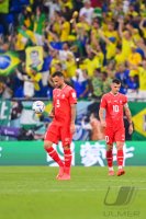 FUSSBALL WM 2022 Vorrunde: Brasilien - Schweiz