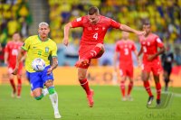 FUSSBALL WM 2022 Vorrunde: Brasilien - Schweiz