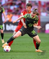 Fussball 1. Bundesliga 23/24: FC Bayern Muenchen - VfL Wolfsburg