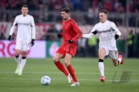 Fussball  DFB Pokal Achtelfinale  24/25: FC Bayern Muenchen - Bayer 04 Leverkusen