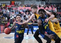 Basketball 1. Bundesliga 23/24: Tigers Tuebingen - EWE Baskets Oldenburg