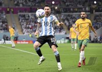 FUSSBALL WM 2022 Achtelfinale: Argentinien - Australien