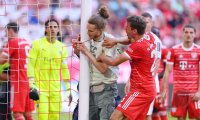 Fussball 1. Bundesliga 22/23: FC Bayern Muenchen - Borussia Moenchengladbach