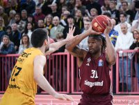 Basketball 1. Bundesliga 23/24: Tigers Tuebingen - FC Bayern Muenchen Basketball