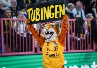 Basketball 1. Bundesliga 23/24: Tigers Tuebingen - FC Bayern Muenchen Basketball