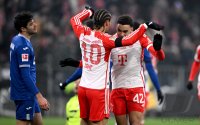 Fussball 1. Bundesliga 23/24: FC Bayern Muenchen - TSG 1899 Hoffenheim