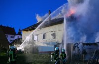 Wohnhausbrand Ortsmitte Starzach - Wachendorf