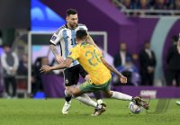 FUSSBALL WM 2022 Achtelfinale: Argentinien - Australien