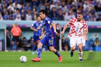 FUSSBALL WM 2022 Achtelfinale: Japan - Kroatien