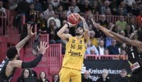 Basketball 1. Bundesliga 23/24: Tigers Tuebingen - HAKRO Merlins Crailsheim