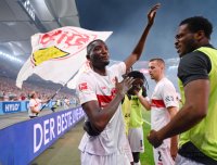 Fussball 1. Bundesliga Saison 22/23 Relegation: VfB Stuttgart - Hamburger SV