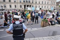 Aktion, Cafe auf der Wilhelmstrasse, Unicampus Autofrei