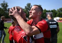Fussball Relegation zur Regionalliga Sued 2024/2025
TSG Balingen - Tuerk Guecue Friedberg