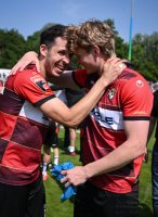 Fussball Relegation zur Regionalliga Sued 2024/2025
TSG Balingen - Tuerk Guecue Friedberg