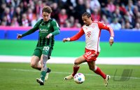 Fussball 1. Bundesliga 23/24: FC Bayern Muenchen - Borussia Moenchengladbach