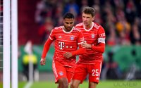 Fussball DFB Pokal Viertelfinale 22/23: FC Bayern Muenchen - SC Freiburg