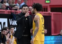 Basketball 1. Bundesliga 23/24: Tigers Tuebingen - Wuerzburg Baskets