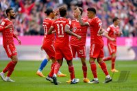 Fussball 1. Bundesliga 22/23: FC Bayern Muenchen - FC Schalke 04