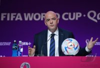 FUSSBALL WM 2022 Eroeffnung Pressekonferenz: FIFA Praesident Gianni Infantino (Schweiz)