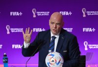 FUSSBALL WM 2022 Eroeffnung Pressekonferenz: FIFA Praesident Gianni Infantino (Schweiz)