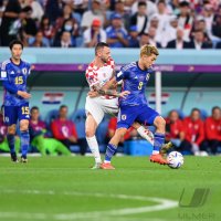 FUSSBALL WM 2022 Achtelfinale: Japan - Kroatien