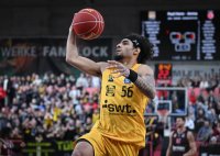 Basketball 1. Bundesliga 23/24: Tigers Tuebingen - EWE Baskets Oldenburg