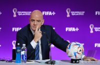 FUSSBALL WM 2022 Eroeffnung Pressekonferenz: FIFA Praesident Gianni Infantino (Schweiz)