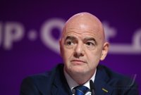 FUSSBALL WM 2022 Eroeffnung Pressekonferenz: FIFA Praesident Gianni Infantino (Schweiz)