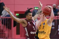 Basketball 1. Bundesliga 23/24: Tigers Tuebingen - FC Bayern Muenchen Basketball