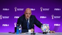 FUSSBALL WM 2022 Eroeffnung Pressekonferenz: FIFA Praesident Gianni Infantino (Schweiz)