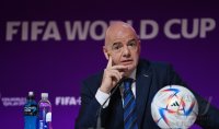 FUSSBALL WM 2022 Eroeffnung Pressekonferenz: FIFA Praesident Gianni Infantino (Schweiz)